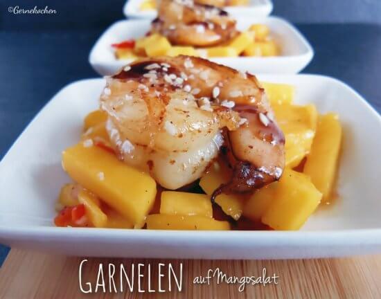 Garnelen mit Mangosalat