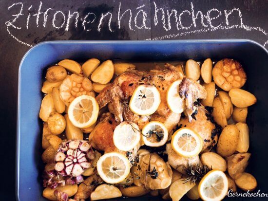 Plattes Zitronenhähnchen