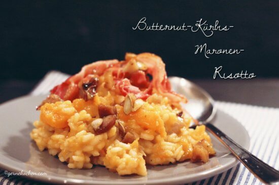 Butternut-Maronen-Risotto