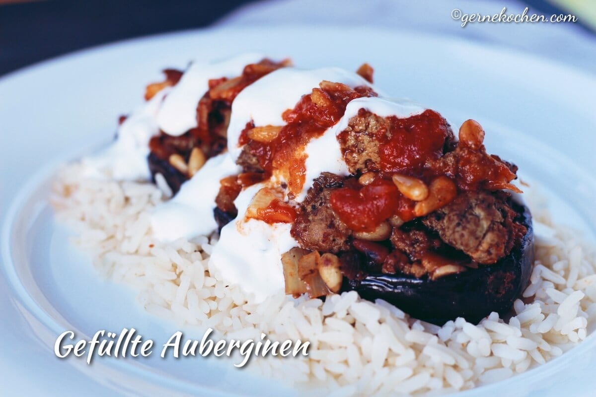 Gefüllte Auberginen