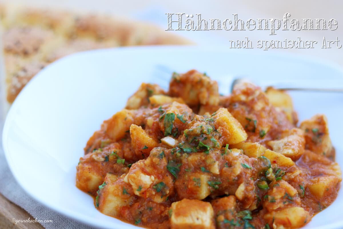 Spanische Hähnchenpfanne