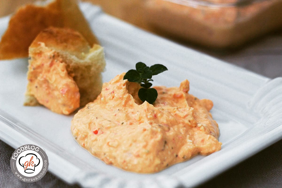 Knoblauch Feta Creme