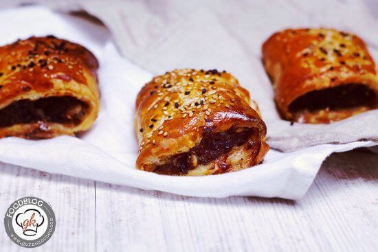 orientalische Hackröllchen im Schlafrock