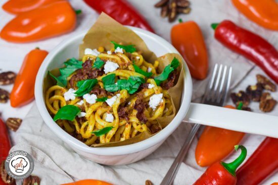 Paprikapesto mit Pecannüssen