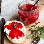 Erdbeer-Minz-Konfitüre