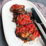 aubergine mit knoblauch