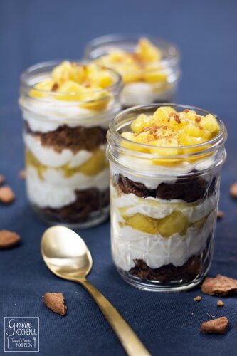 Spekulatius-Mango-Ingwer Dessert