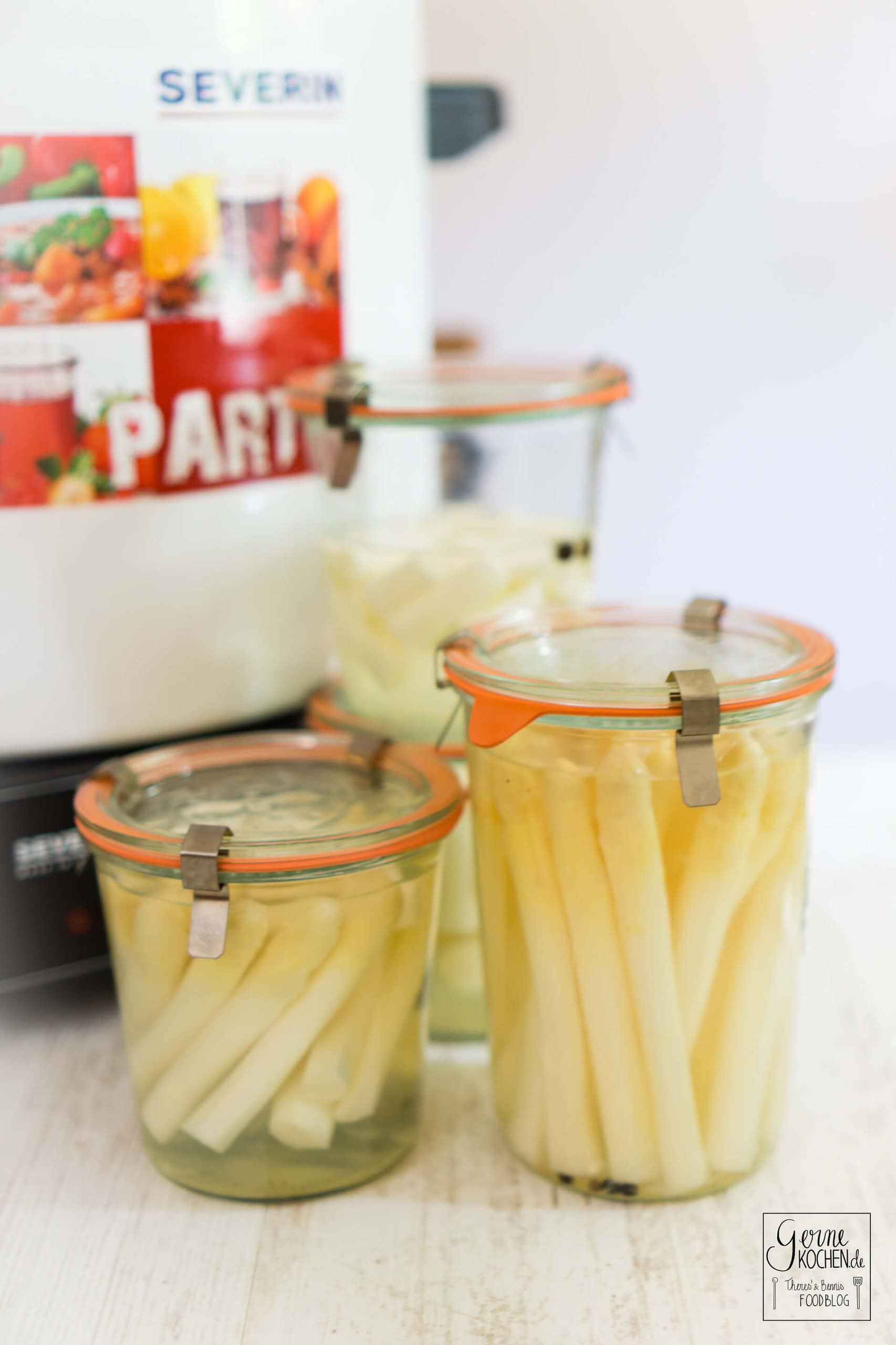 Eingemachter Spargel