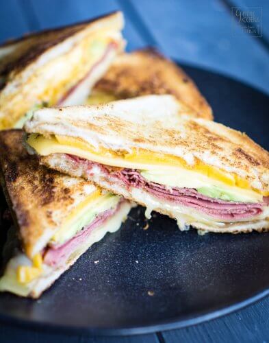 Grilled Cheese Sandwich mit Pastrami