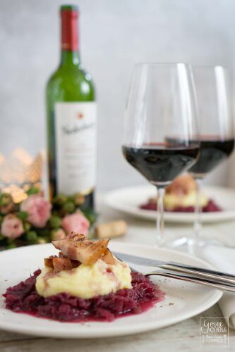 Geschmorter Rotkohl mit Bauchspeck