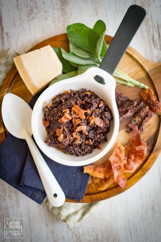 Kirschpesto mit Bacon