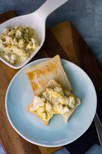 Geflügelsalat mit sous-vide gegarter Hähnchenbrust
