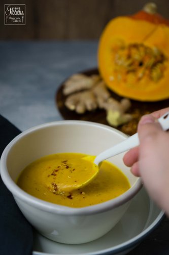 Kokos-Kürbissuppe