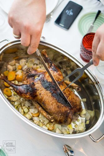 Wirsing mit Cranberries und Pfifferlingen