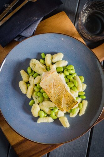Bärlauchgnocchi mit Edamame