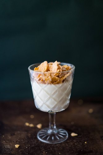 Cornflakes Panna Cotta