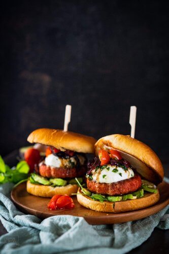 Caprese-Burger