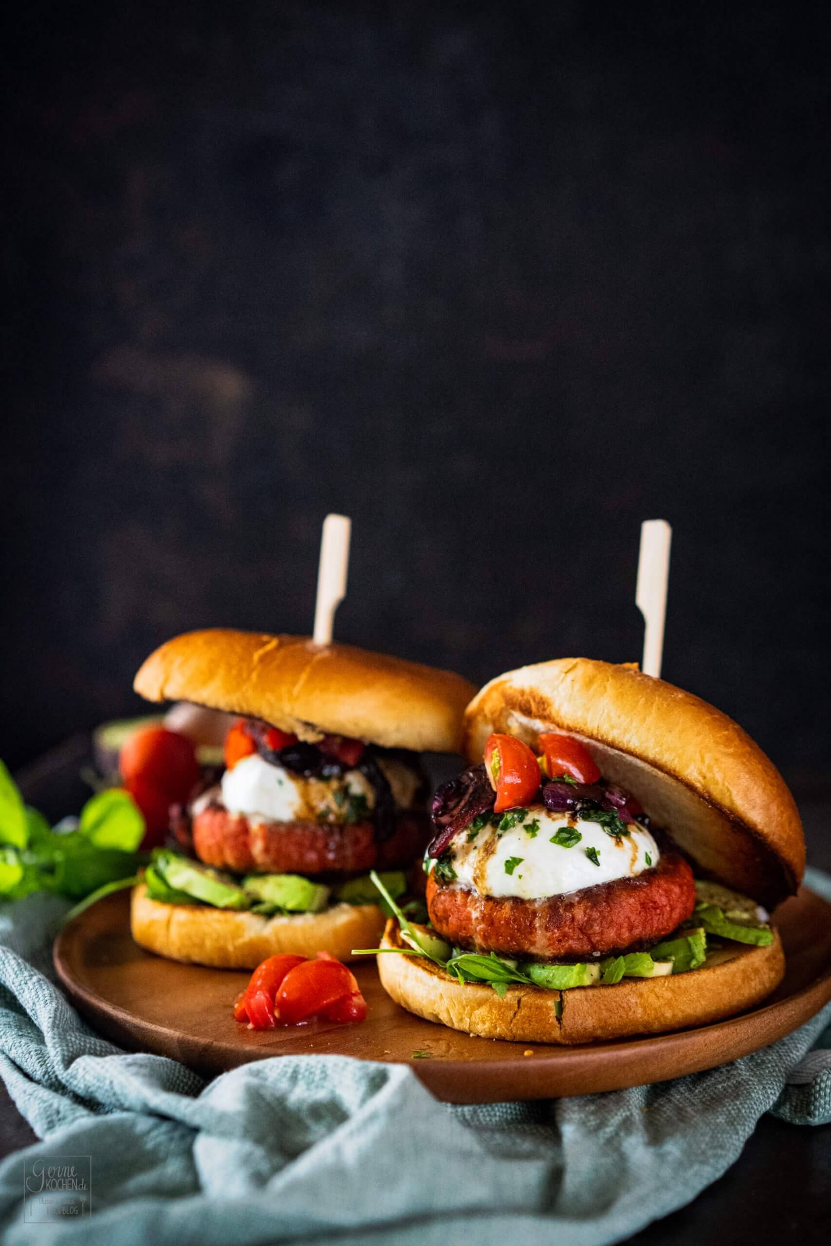 Caprese-Burger