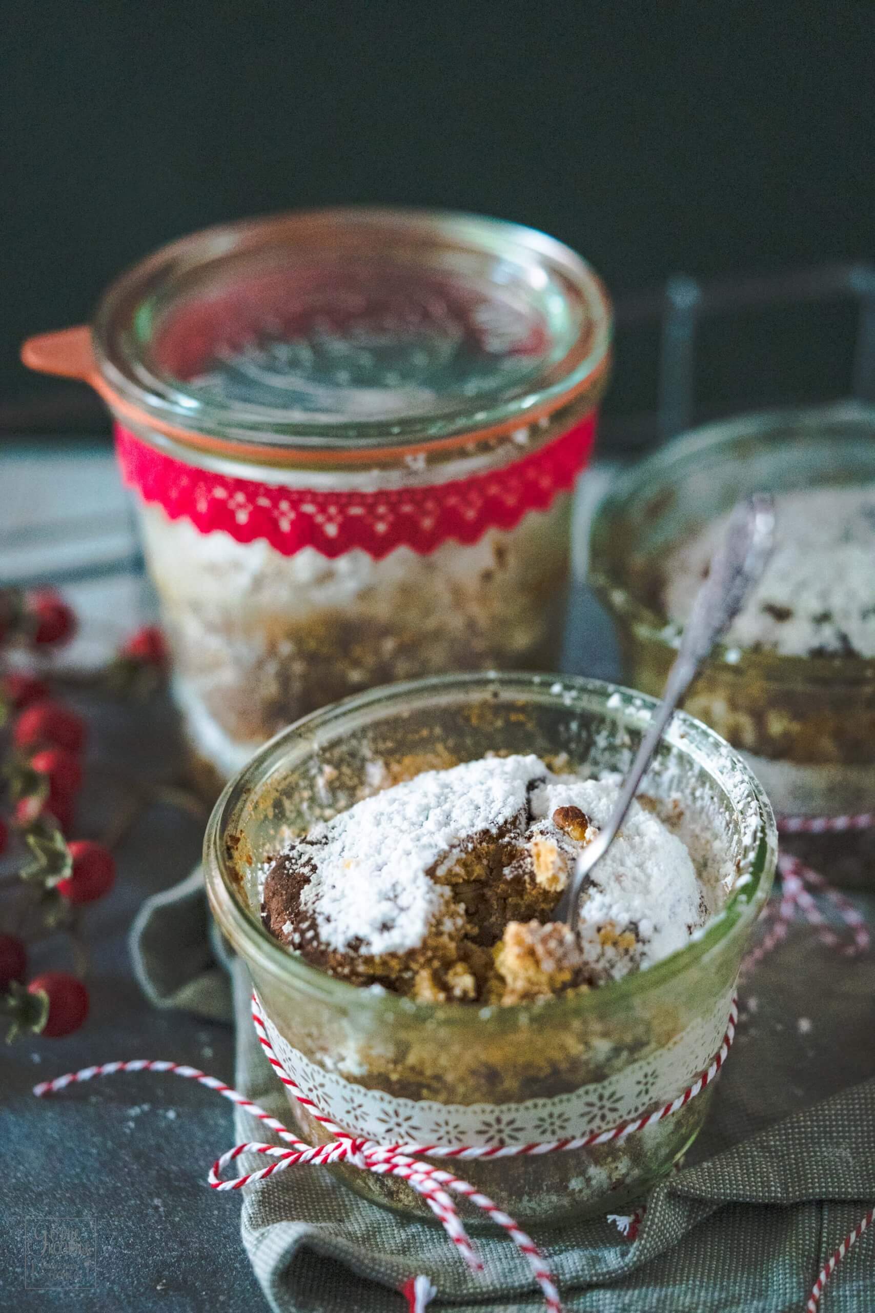 Butterstollen im Glas