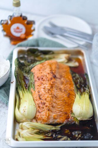 Lachs mit Ahornsirup-Sojasauce-Glasur – unsere schnellste Marinade