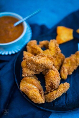 Chicken Nuggets Nacho Style