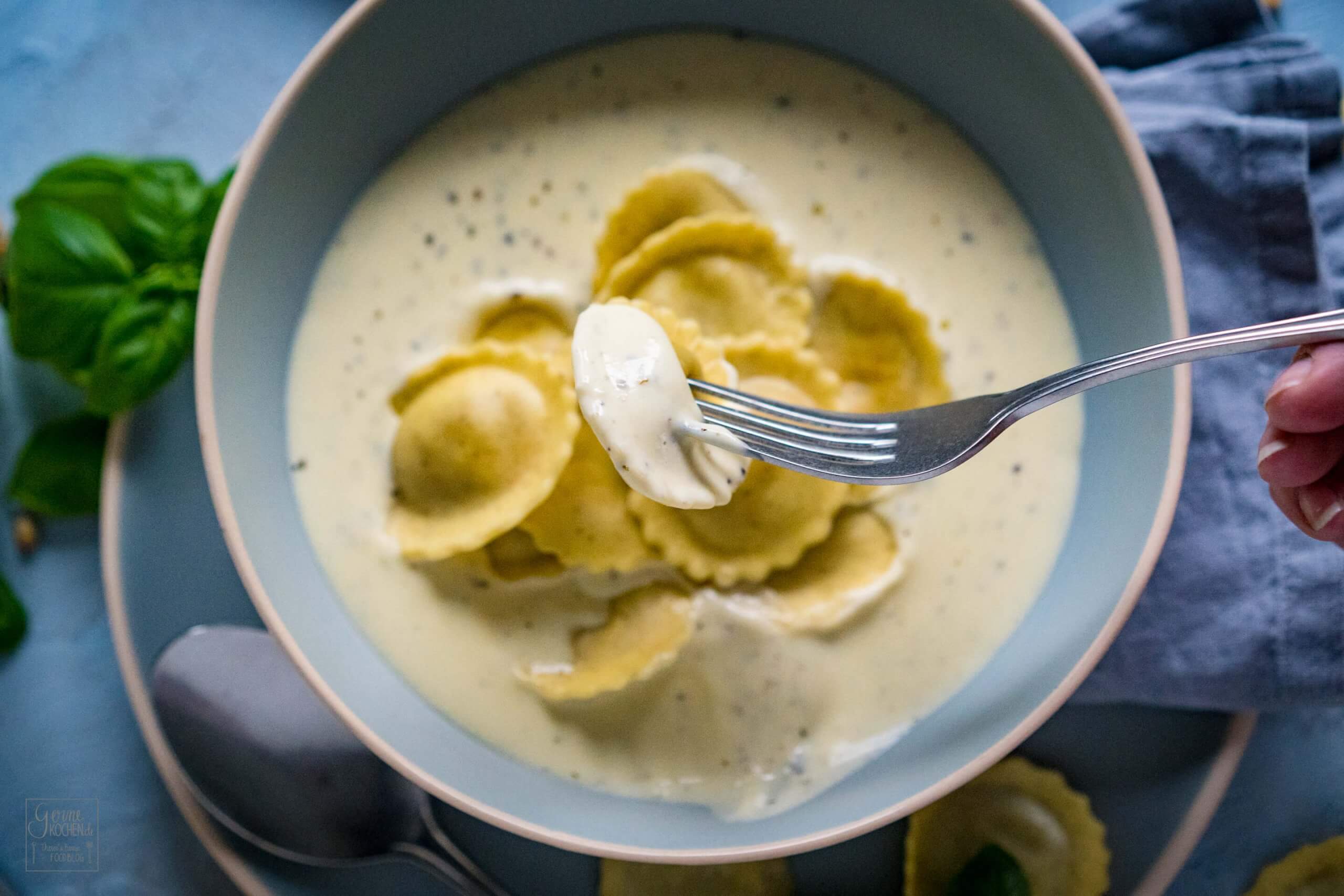 Super leckere Pasta Alfredo
