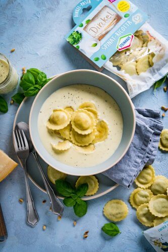 Pasta Alfredo – weiße Nudelsauce schnell und einfach