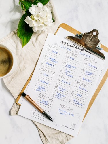 Wochenplan – Perfekt zum Planen des Essens