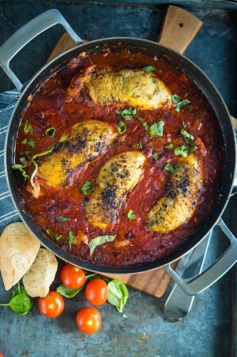 Italienische Hähnchenkeulen