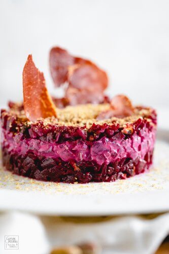 Rote Bete Tatar mit Serrano Schinken