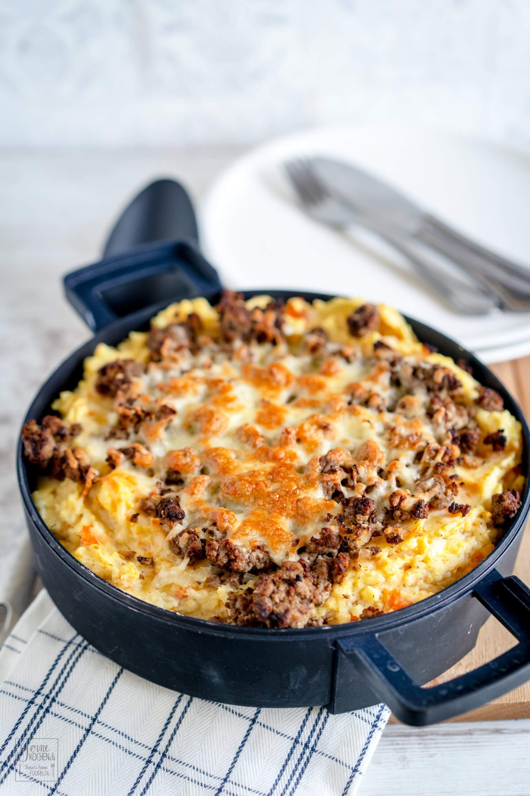 Kartoffel-Möhren untereinander