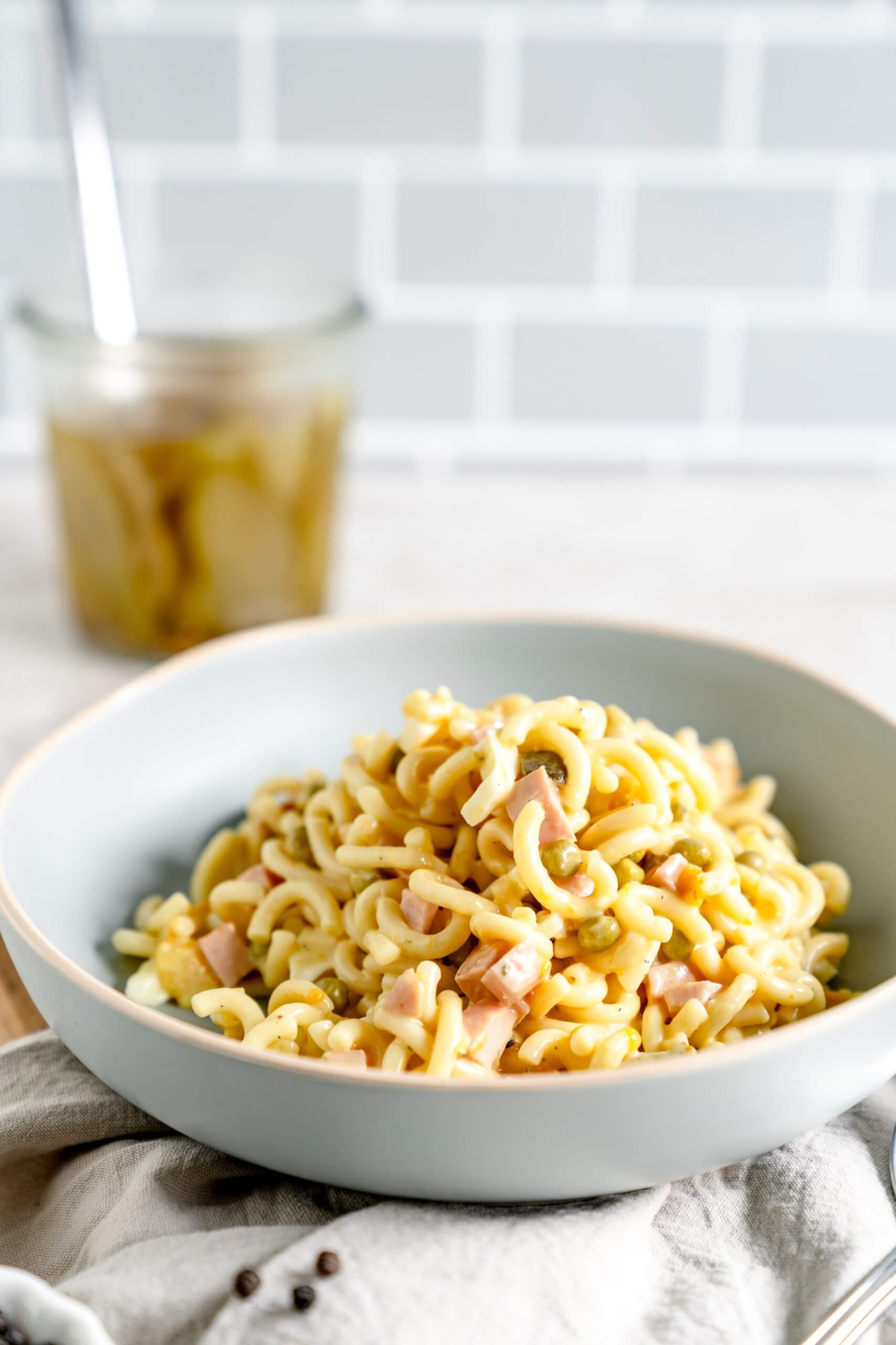 Klassischer Nudelsalat