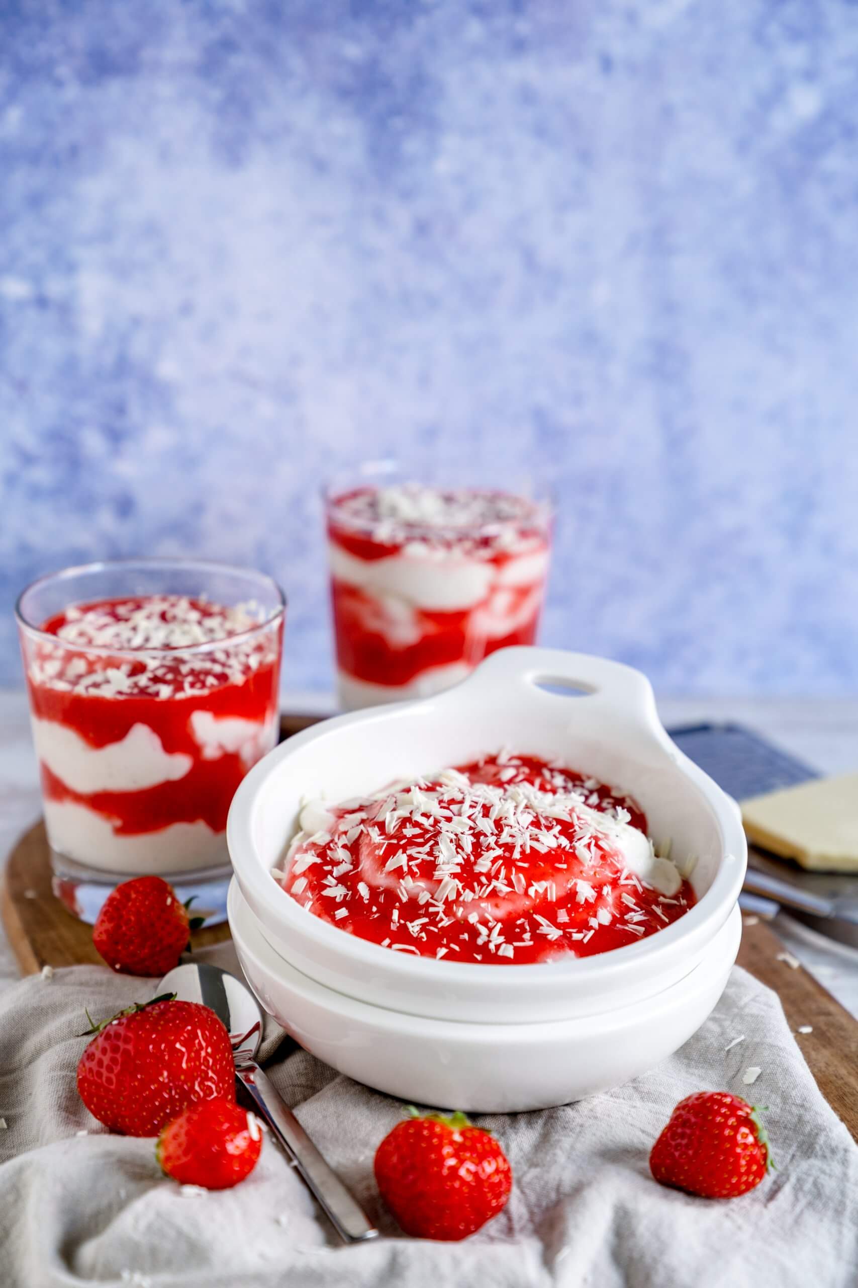 Spaghettieis-Dessert