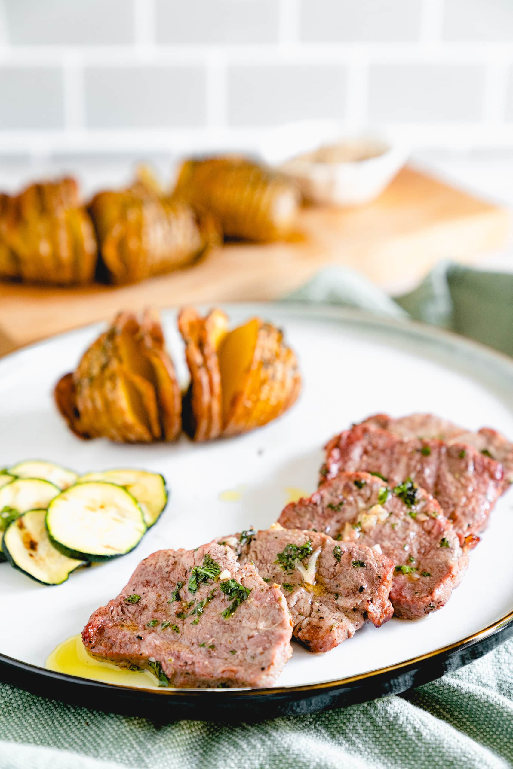 Minz-Knoblauch-Marinade