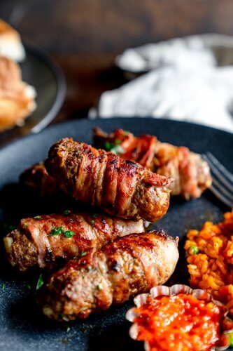 Cevapcici mit Bacon