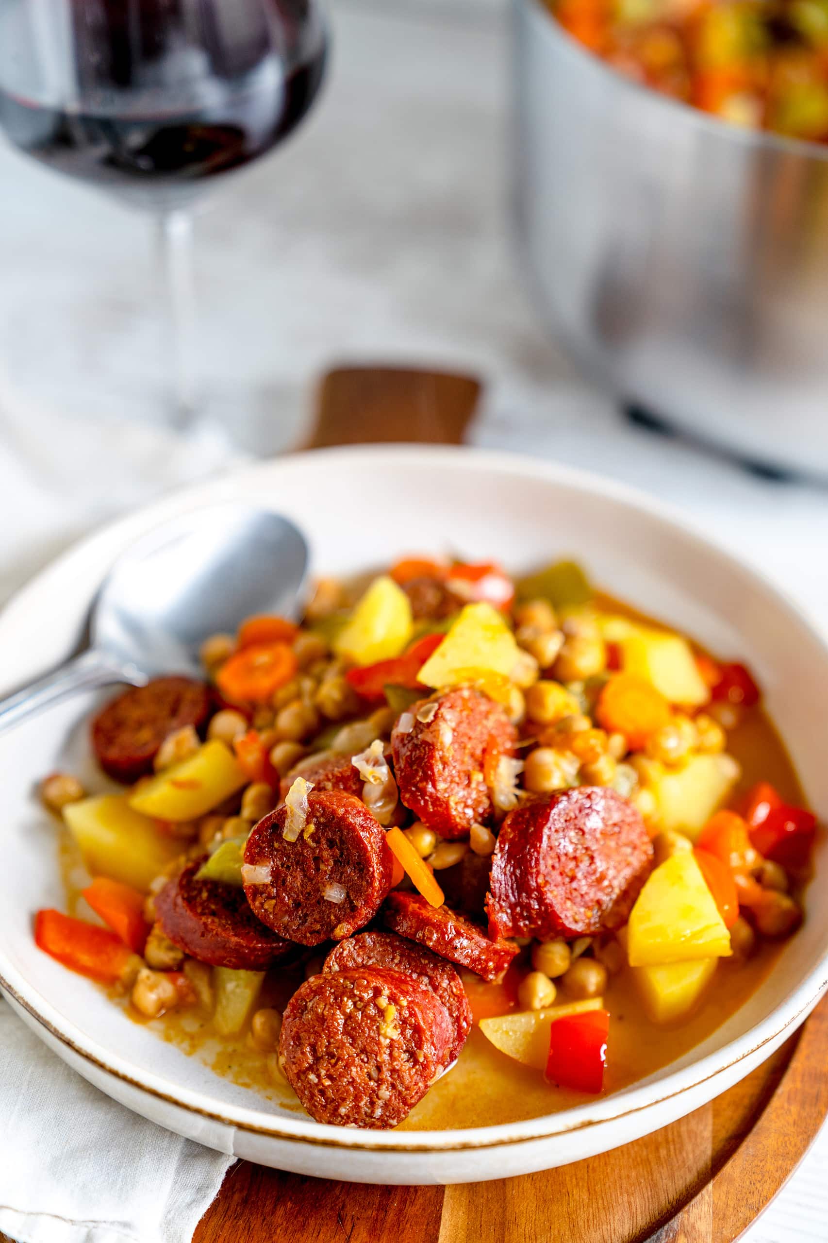 Chorizo-Kichererbsen-Eintopf