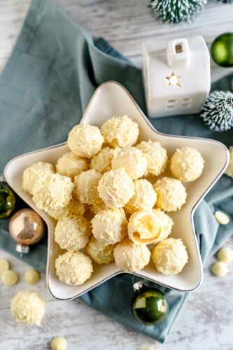 Passionsfrucht-Eierlikör-Pralinen