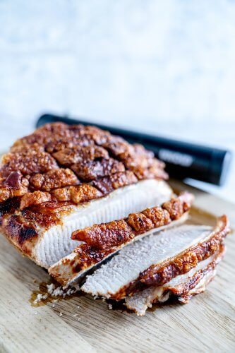 Krustenbraten mit Malzbiersauce