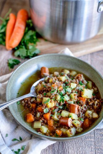 Schneller Linseneintopf