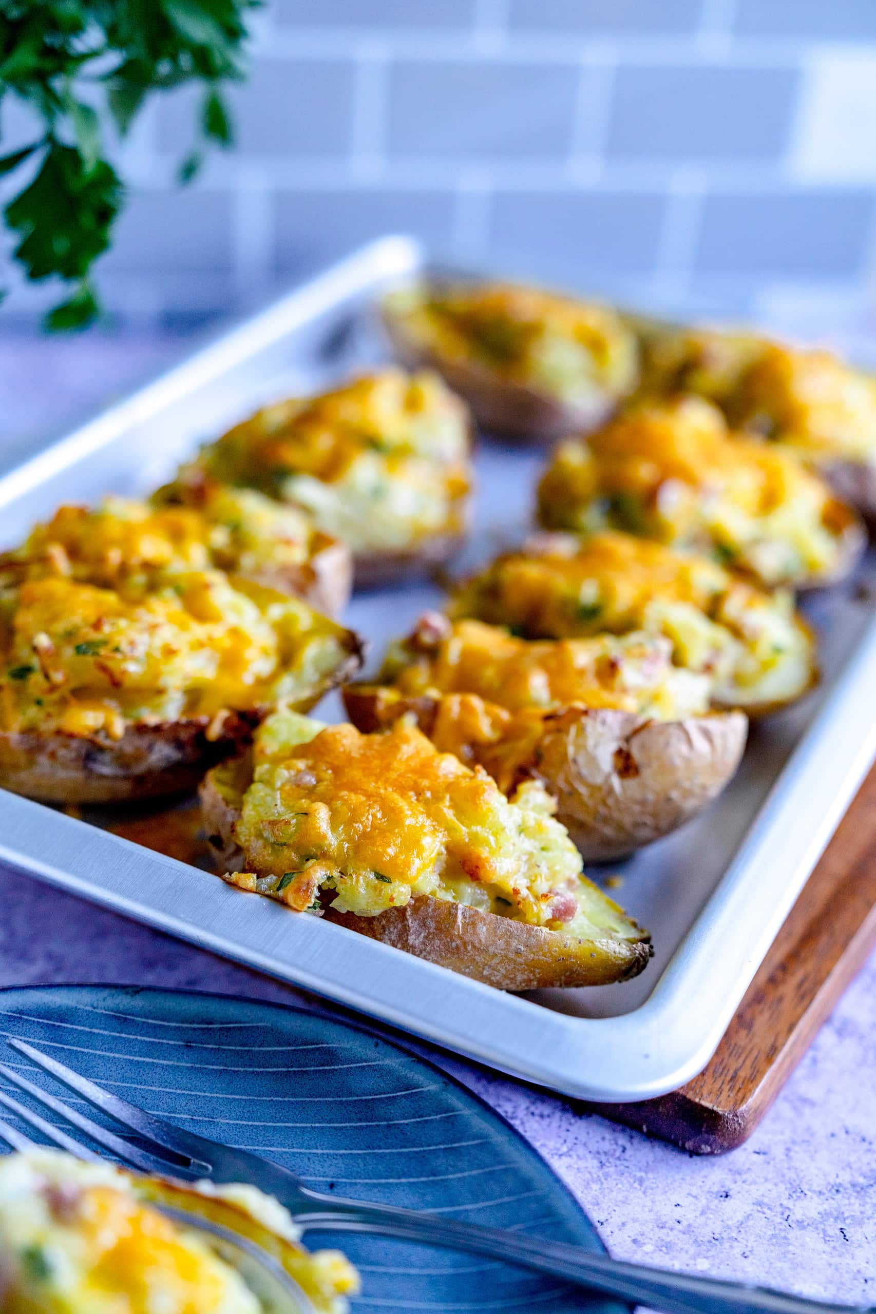 Gefüllte Ofenkartoffel