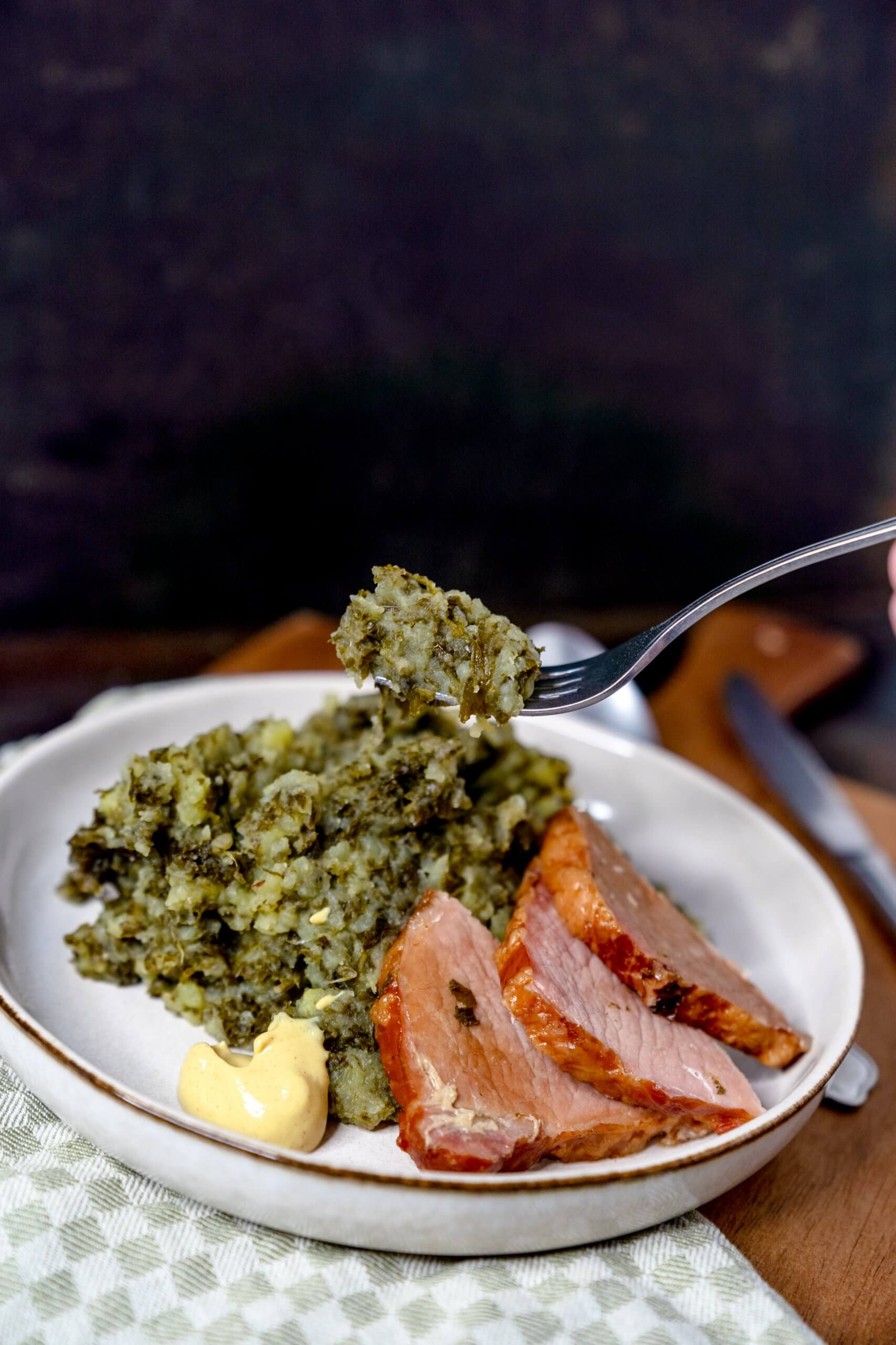 Grünkohl untereinander