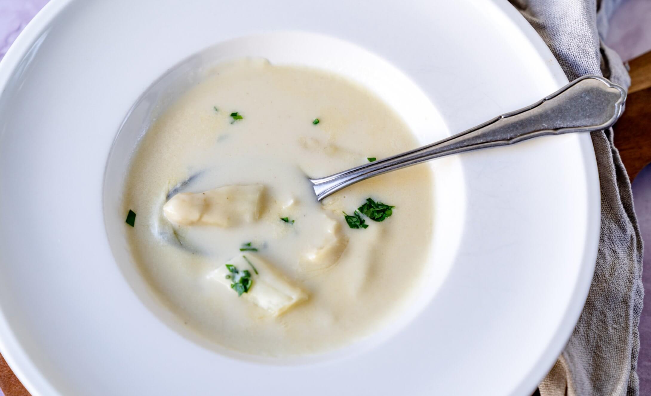 Spargelcremesuppe