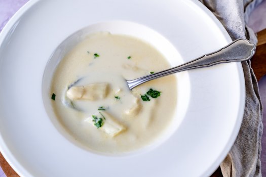 Spargelcremesuppe