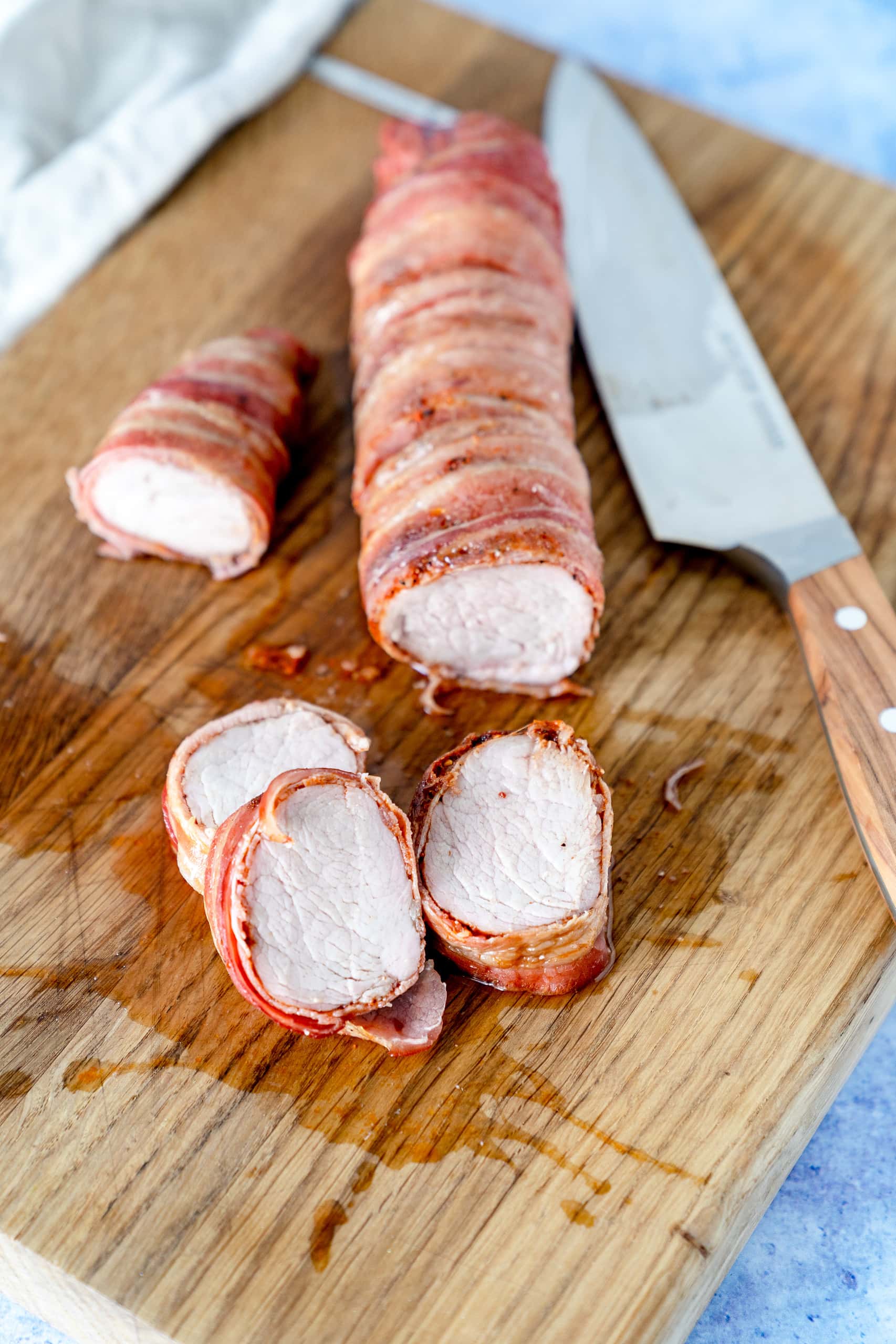 Schweinefilet im Baconmantel