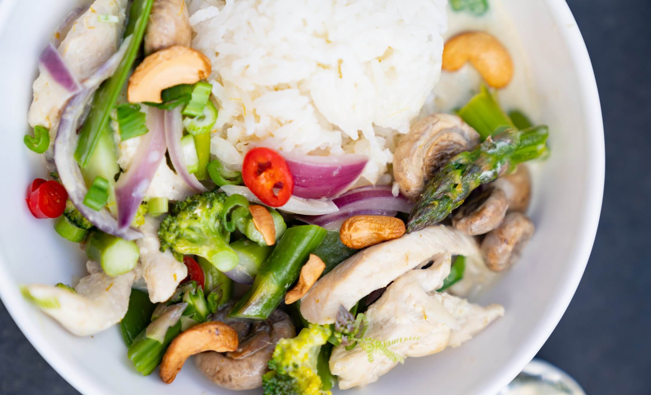 Grünes Thai Curry