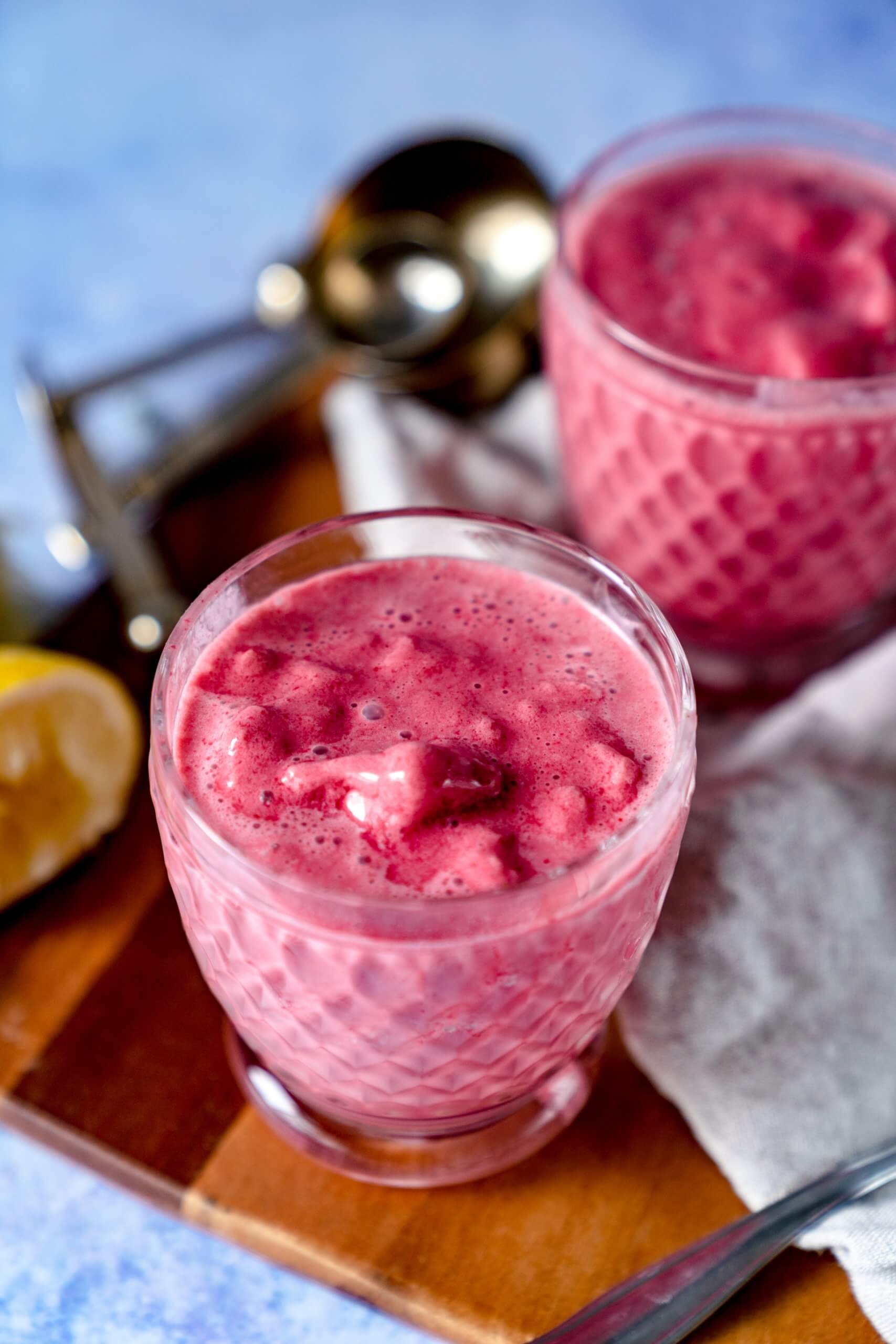 Cherry Frozen Joghurt selber machen