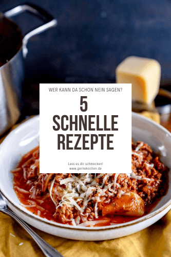 Schnelle Küche – 5 ziemlich zügige Rezepte