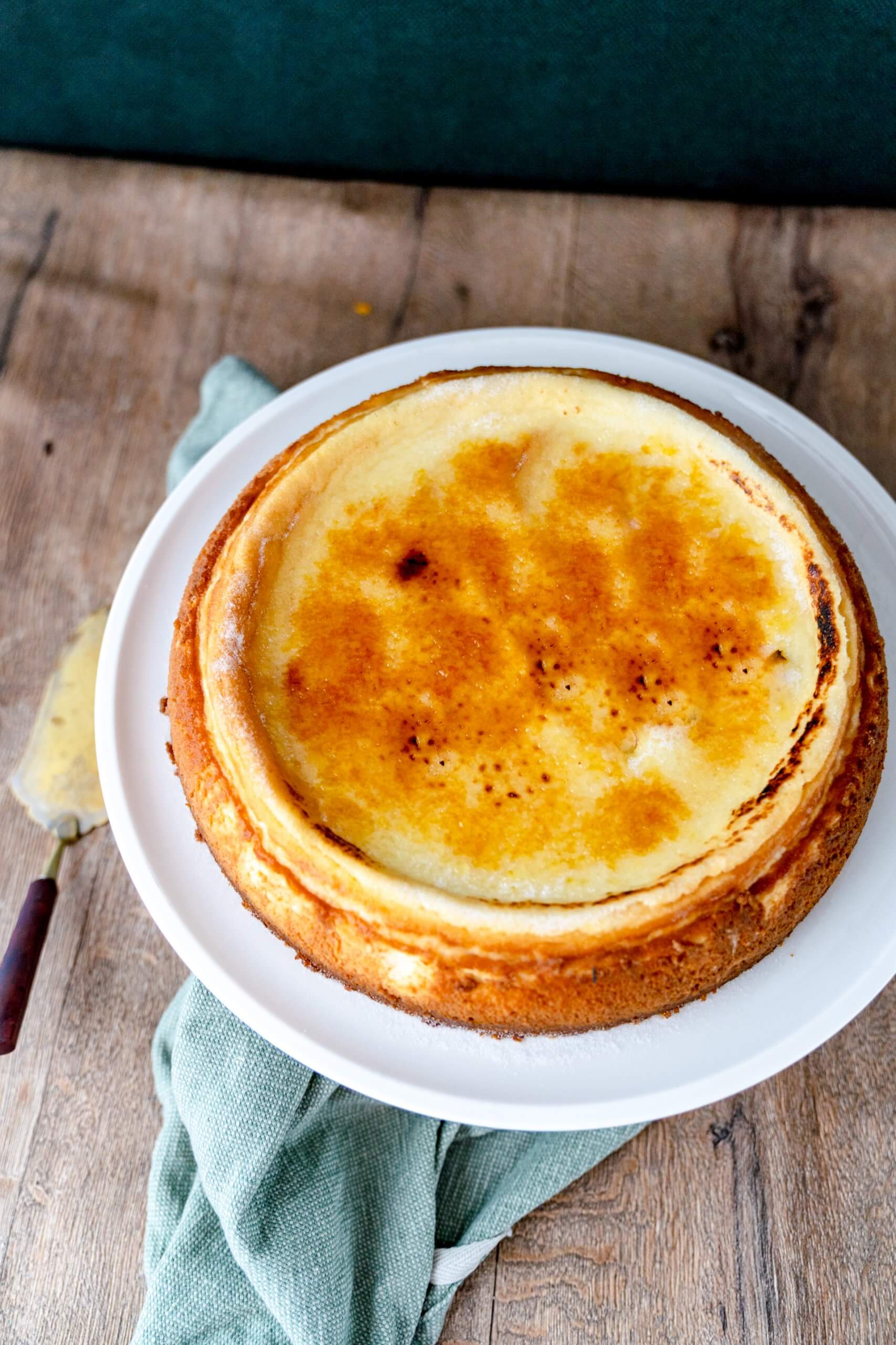 Creme Brûlée Käsekuchen