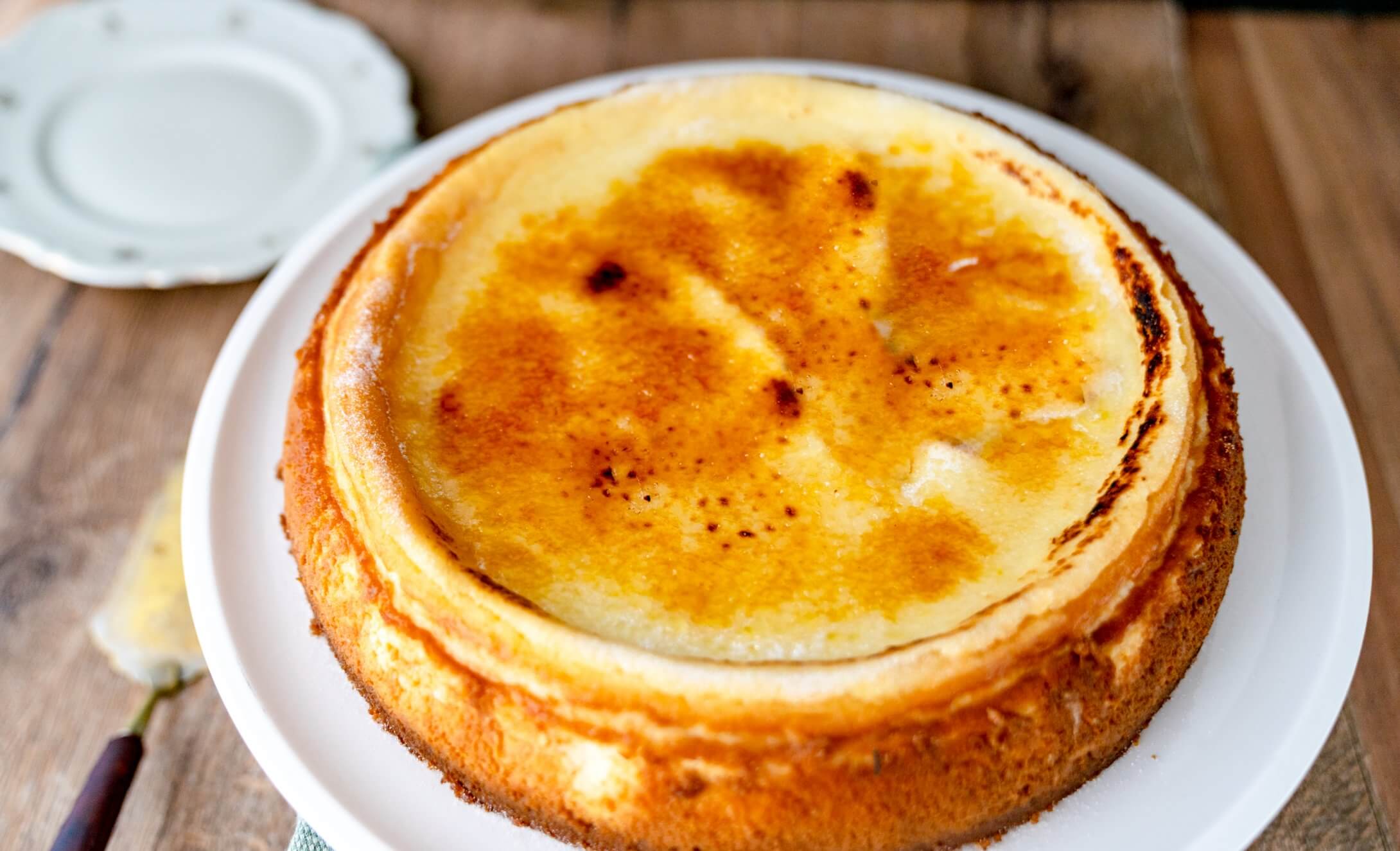 Creme Brûlée Käsekuchen