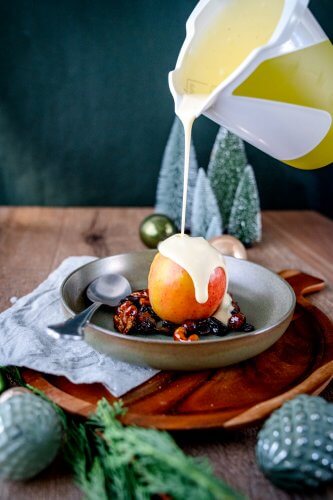 Apfeldessert aus der Mikrowelle